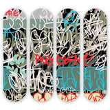 Graffiti Shades 4-Set - Acrylic Skate Wall Art