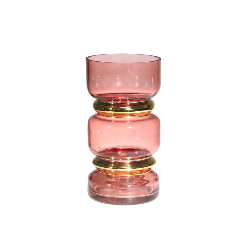 Pink Half Bubble Flower Vase