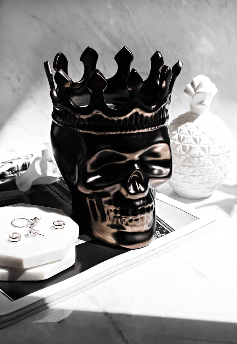 Gunmetal Alexandre Skull - Candle