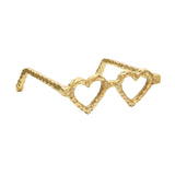 Vintage Heart Shaped Glasses - Tabletop Decor