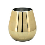 Glass Metallic Vase Gold