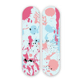 Clear Splatters - Acrylic Skate Wall Art