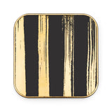 Gold Trim Coaster Set