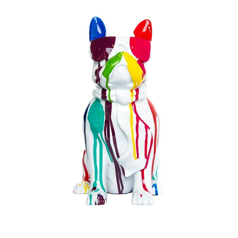 Frenchie Splatters - Sculpture