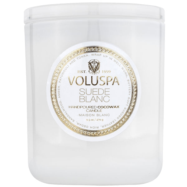 Suede Blanc Classic 9.5 Oz Candle