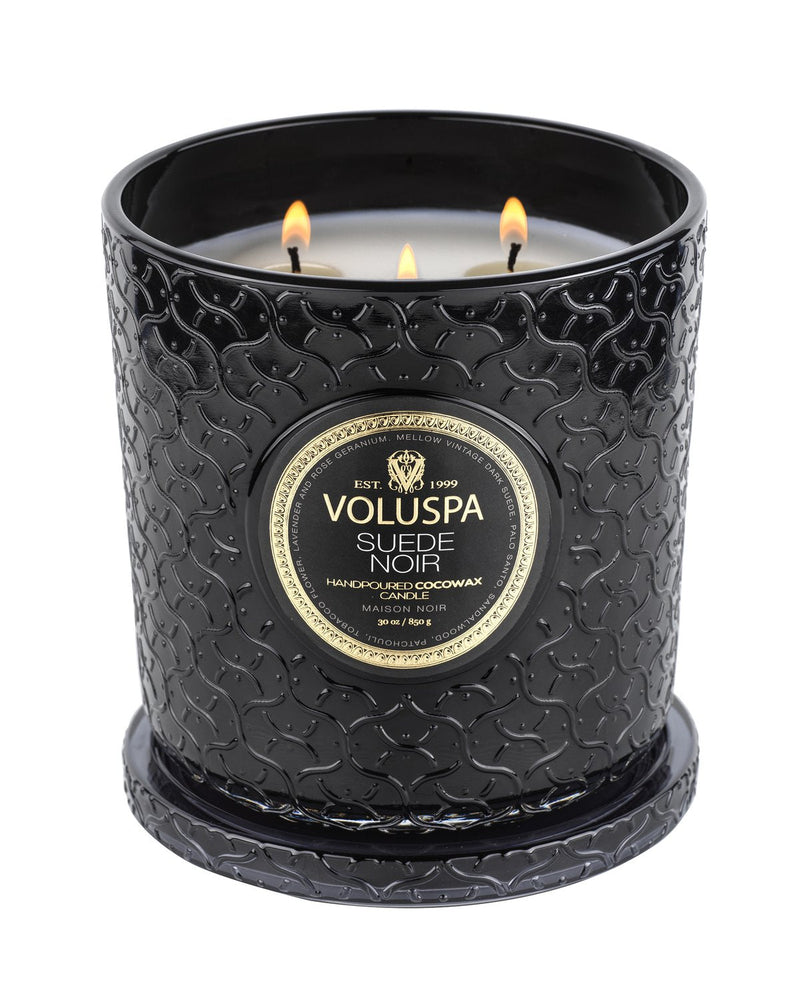 Suede Noir 30 Oz Luxe Candle