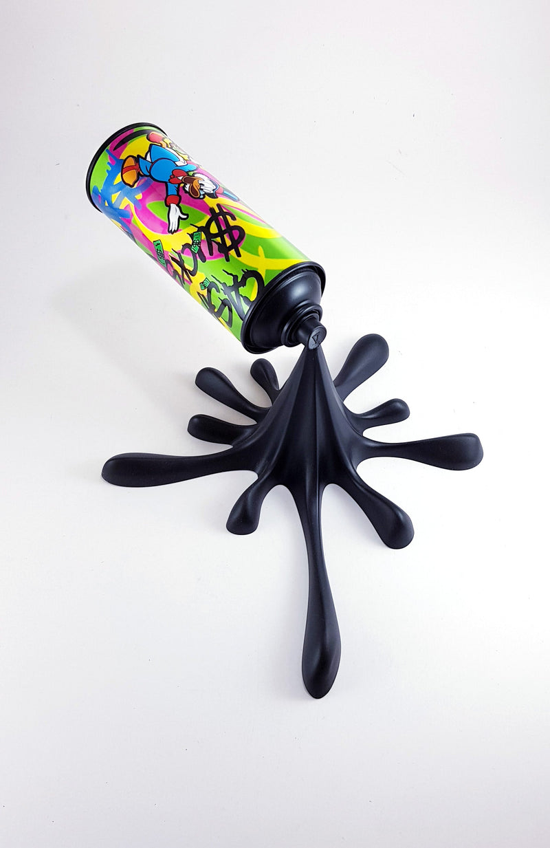 Graffiti Monopy Splash - Spray Can Sculpture (Pre-Order)