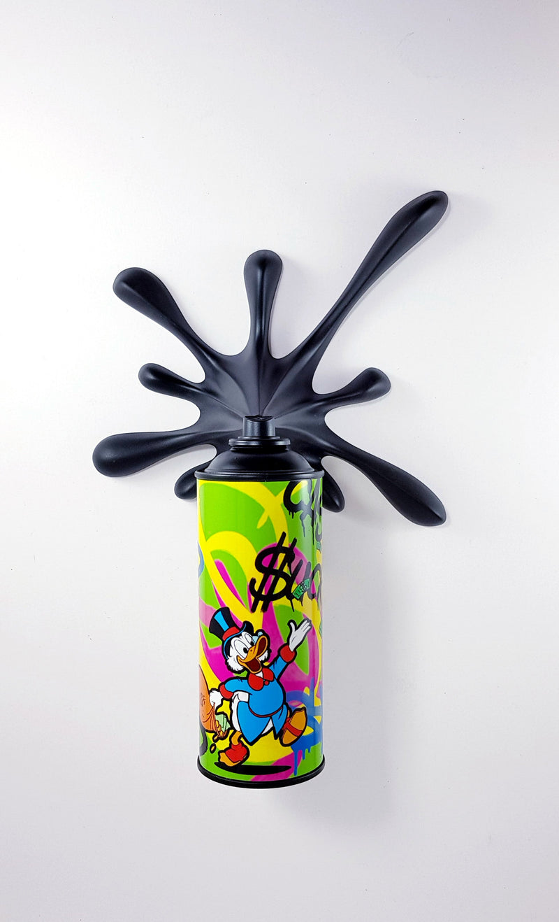 Graffiti Monopy Splash - Spray Can Sculpture (Pre-Order)