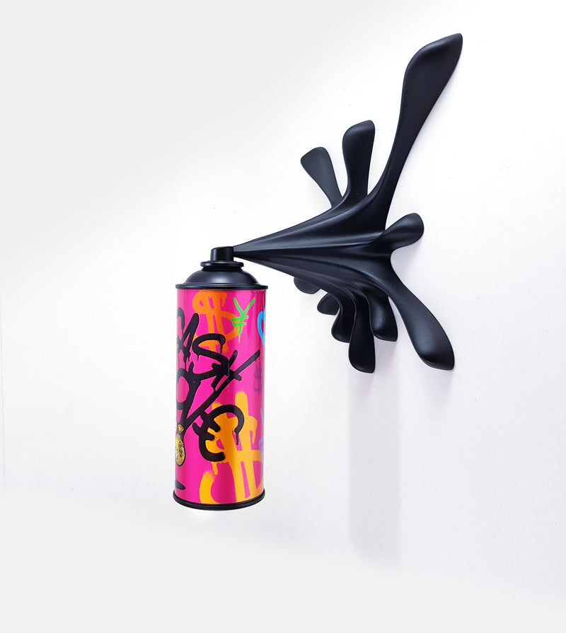 Graffiti Monopy Splash - Spray Can Sculpture (Pre-Order)