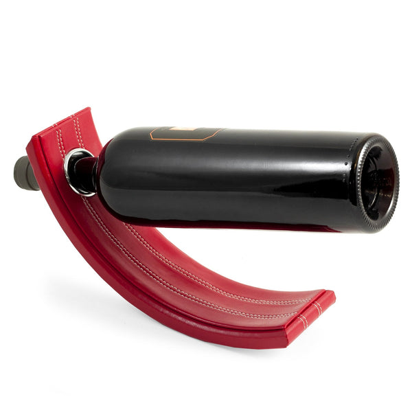 Leather Wine Bottle Stand
