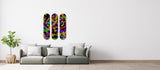 Blackened Rainbow 3-Set - Acrylic Skate Wall Art