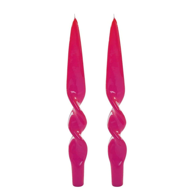 Twisted Taper Candles, Set Of 2