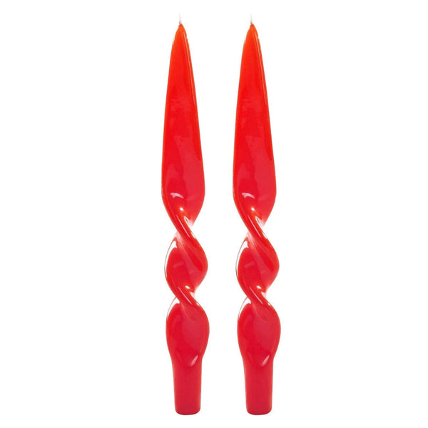 Twisted Taper Candles, Set Of 2