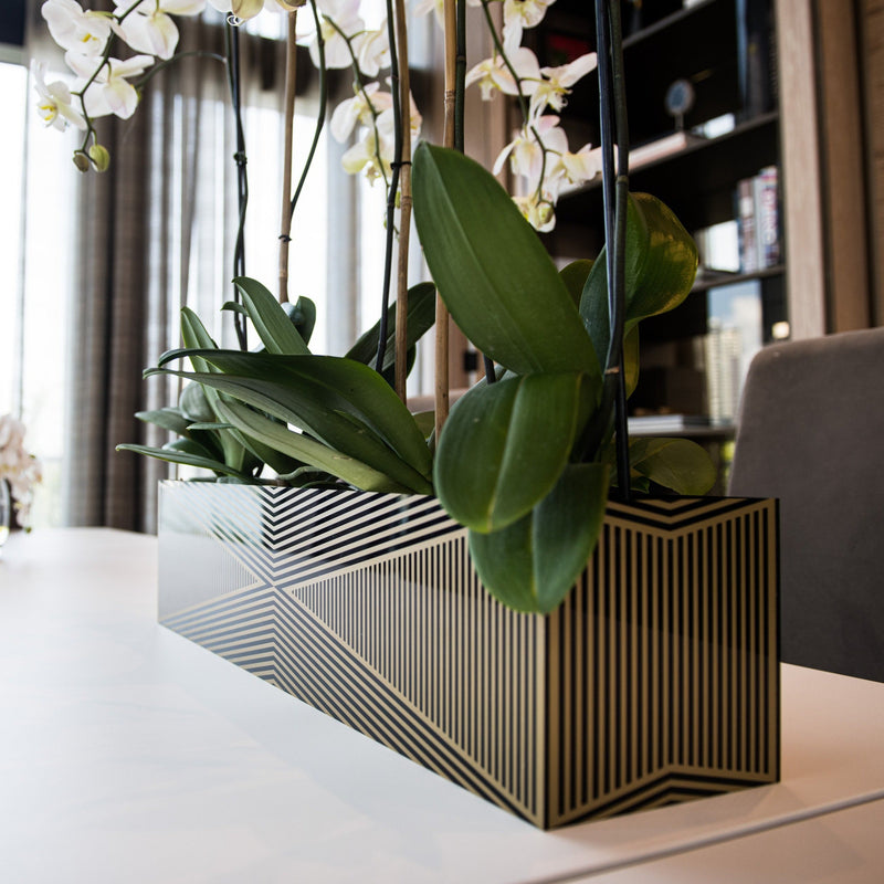 Large Acrylic Multi-Orchid Planter