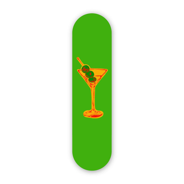 Retro Martini - Acrylic Skate Wall Art