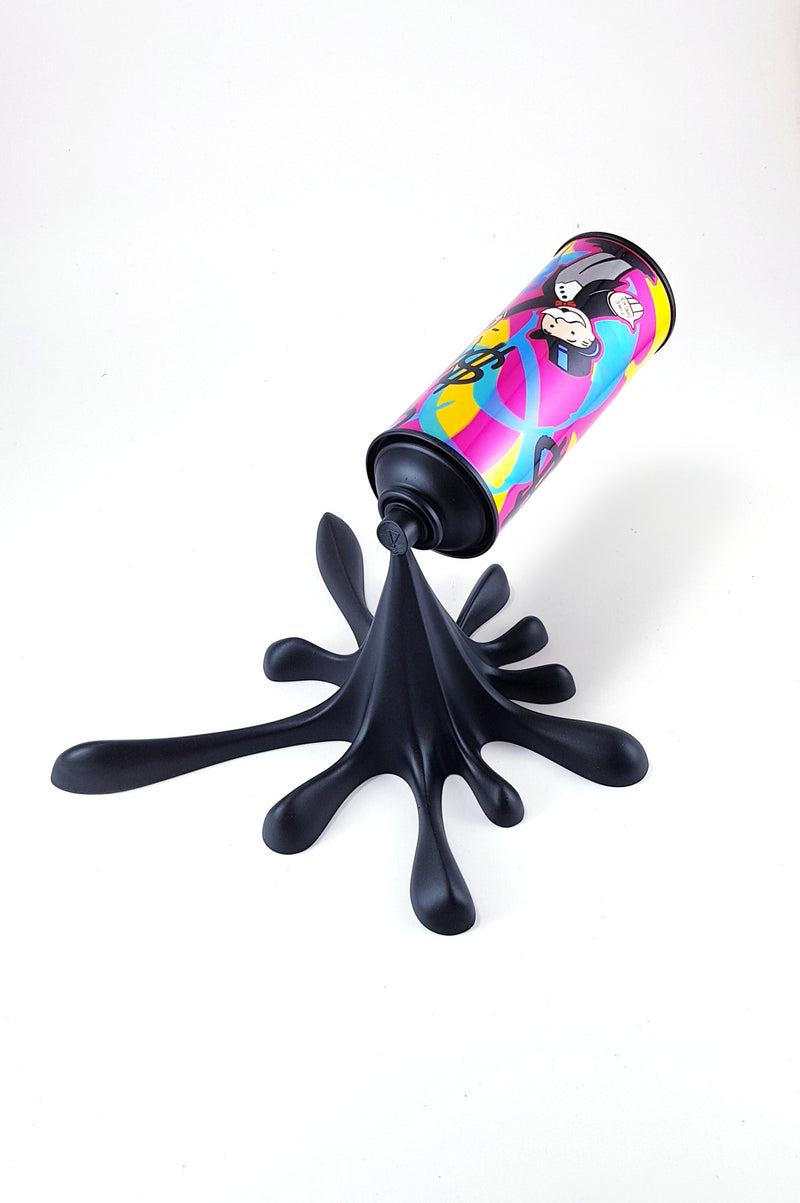 Graffiti Monopy Splash - Spray Can Sculpture (Pre-Order)