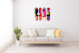 Pinky Eyes 4-Set - Acrylic Skate Wall Art