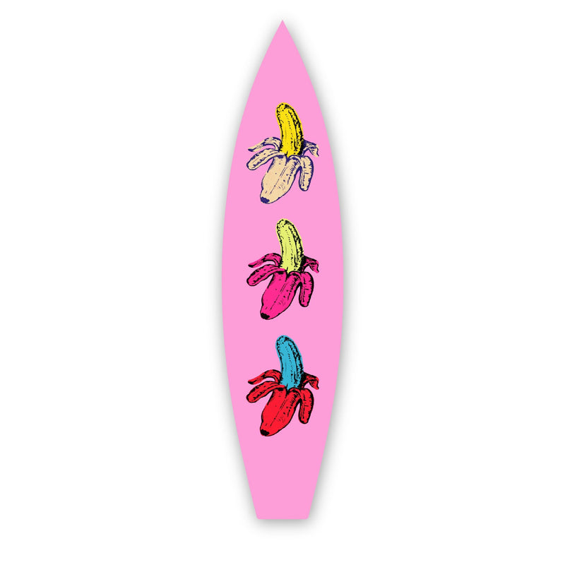 Retro Banana - Surfboard Art