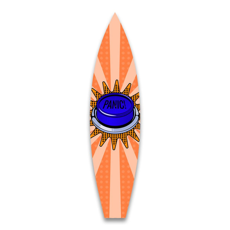 Oops Blue- Surfboard Art