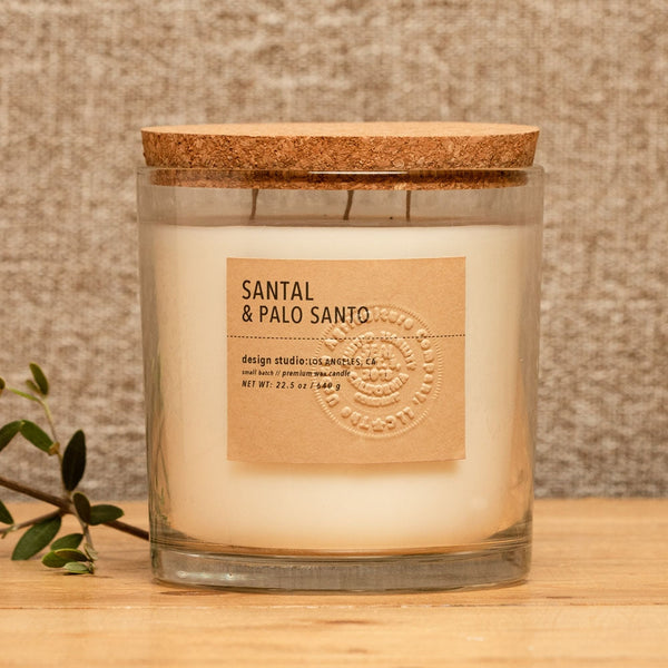 Scented Candle with Cork Lid