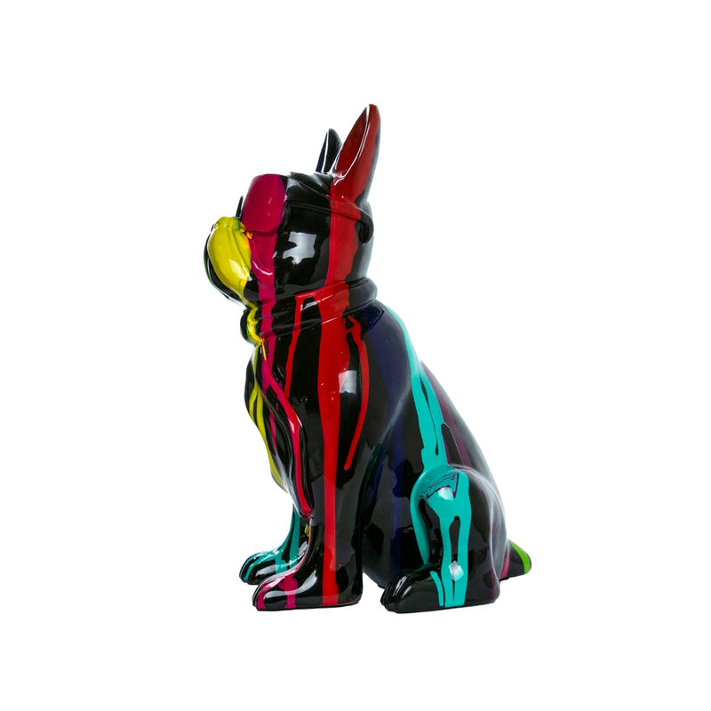 Frenchie Splatters - Sculpture