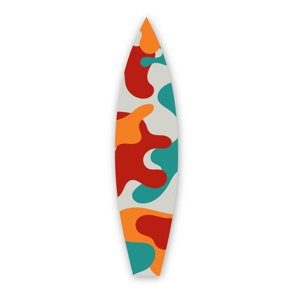 Modern Camo - Surfboard Art