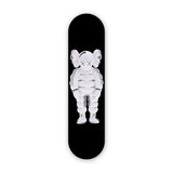 Kaws What Party Inspired Black Background- Acrylic Skate Wall Art