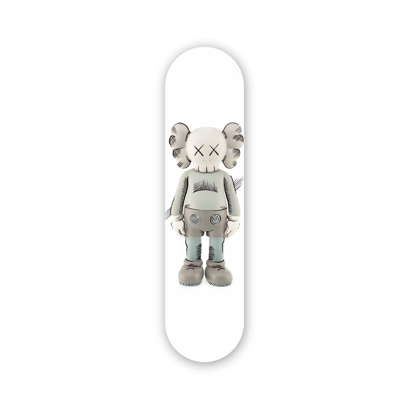 Kaws Inspired Grey - Acrylic Skate Wall Art