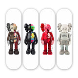 Multi Kaws Inspired Deck - Acrylic Skate Wall Art