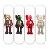 Multi Kaws Inspired Deck - Acrylic Skate Wall Art